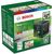 Bosch Cross line laser Quigo Green II, with clamp (green/black, green laser lines, range 10 meters)