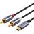 Ugreen USB Type C (male) - 2RCA (male) audio cable 1,5m gray (20193 CM451)