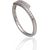 Серебряное кольцо #2101802(PRh-Gr)_CZ, Серебро 925°, родий (покрытие), Цирконы, Размер: 15.5, 1.3 гр.