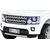 Land Rover Discovery vienvietīgs elektromobilis, balts