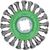 Bosch X-LOCK disc brush Heavy for Inox 115mm, knotted (115mm diameter, 0.5 mm wire)