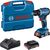 Bosch Cordless Drill GSR 18V-45 Professional, 18V (blue/black, 2x Li-Ion battery 2.0Ah, in L-Case)