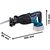 Bosch cordless saber saw BITURBO GSA 18V-28 Professional (blue/black, 2x battery ProCORE18V 5.5Ah, in L-BOXX)