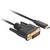 Lanberg CA-CMDV-10CU-0030-BK video cable adapter 3 m USB Type-C DVI-D Black