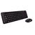 Logitech MK220 Wireless Keyboard And Mouse, Keyboard layout EN/RU, Black, Mouse included, Russian, USb Mini reciever