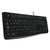 Logitech K120 Multimedia, Keyboard layout EN/RU, USB Port, 1.5 m, Black, Russian, Numeric keypad, 550 g