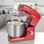 Food processor KM 3765 CLATRONIC red