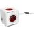 Allocacoc 2402RD/FREUPC power extension 1.5 m 4 AC outlet(s) Indoor Red, White