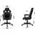 Huzaro FORCE 2.5 GREY MESH Gaming armchair Mesh seat Black, Grey