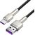 USB cable for USB-C Baseus Cafule, 66W, 0.25m (black)