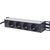 Intellinet 10" 1U Rackmount 4-Way Power Strip - German Type", With Power Indicator, No Surge Protection, 1.8m Power Cord (Euro 2-pin plug)