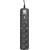 LESTAR LV530W 2,5M surge protector Black, Grey 5 AC outlet(s) 2.5 m