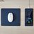 POUT HANDS3 SPLIT - Splitted mouse pad with high-speed charging, dark blue