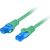 LANBERG PATCHCORD S/FTP CAT.6A 3M GREEN LSZH