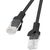 Lanberg PCU6-10CC-0100-BK networking cable Black 1 m Cat6 U/UTP (UTP)