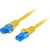 LANBERG PATCHCORD S/FTP CAT.6A 1M YELLOW LSZH