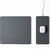 POUT HANDS3 SPLIT- Splitted mouse pad with high-speed charging, dust gray