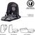 XD DESIGN ANTI-THEFT BACKPACK BOBBY HERO REGULAR BLACK P/N: P705.291