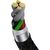 Cable USB A Plug - IP Lightning Plug 90° Angled 1.0m 20W 2.4A, Black MVP Elbow BASEUS