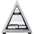 AZZA Pyramid Mini 806, bench / show case (aluminum / black, tempered glass)