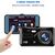 RoGer 2in1 DVR3 Auto Videoreģistrātors un atpakaļskata Kameru / Full HD / 170' / G-Sensor / LCD 4''