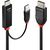 Lindy HDMI > DisplayPort adapter cable (black/red, 1 meter)
