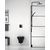 Gustavsberg Piekaramais tualetes pods Estetic, Hygienic Flush mala, vāks ar Soft Close/Quick Release, Ceramicplus melns