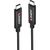 Lindy USB 3.2 Gen 2 active cable, USB-C plug > USB-C plug (black, 3 meters, PD, charging with up to 60 watts)