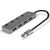 Lindy 4 port USB 3.0 hub with on/off switches, USB hub