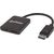 Manhattan DisplayPort 1.2 to 2-Port DisplayPort 1.2 Splitter Hub with MST, 4K@30Hz, USB-A Powered, Video Wall Function, Black, Three Year Warranty, Blister Aдаптеры