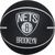 Wilson NBA Dribbler Brooklyn Nets Mini Ball WTB1100PDQBRO (One size)