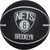 Wilson NBA Dribbler Brooklyn Nets Mini Ball WTB1100PDQBRO (One size)