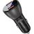 Car Charger Acefast B7, 45W, 2x USB, with display (black)