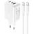 Wall Charger Acefast A13 PD 65W, 2x USB-C + USB (white) Зарядные устройства