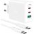 Wall Charger Acefast A13 PD 65W, 2x USB-C + USB (white) Зарядные устройства