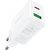 Wall Charger Acefast A25, USB + USB-C, PD 20W (white)