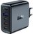 Wall charger Acefast  A37 PD100W GAN, 4x USB, 100W (black)