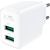 Wall Charger Acefast A33, 2x USB, 18W, QC3.0 (white)