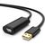 USB 2.0 extension cable UGREEN US121, active, 5m (black)