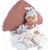 Llorens Lelle zīdainis puika Mimo 42 cm (spilvens, raud, runā, ar mānekli, mīkstais ķermenis) Spānija LL74032
