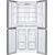 MPM 434-SBF-04 fridge-freezer Freestanding 472 L Stainless steel