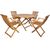 Garden furniture set FINLAY table and 4 chairs