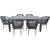 Garden furniture set CARVES table and 6 chairs