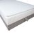 Kontinentālā gulta LEVI 140x200cm, ar matraci, pelēka