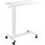 Up Up Forseti Adjustable Height Table, White