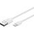 goobay Lightning - USB charging and synchronization cable (white, 50cm)