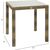 Galds WICKER 73x73xH71cm, kapuèîno