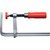 BESSEY all-steel table clamp GTR12 (silver/red, 120/60, for guide rails)