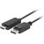 Lanberg CA-DPHD-11CC-0018-BK cable gender changer DisplayPort HDMI Black