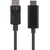 Lanberg CA-DPHD-11CC-0018-BK cable gender changer DisplayPort HDMI Black